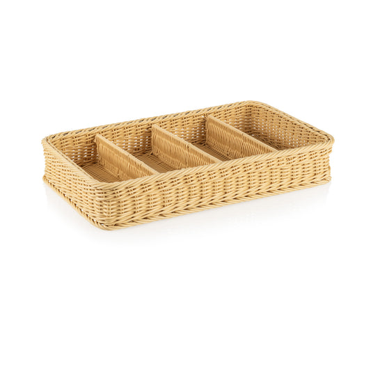Weaver Pro GN Cutlery Basket 1/1, GN 1/1, Light Beige