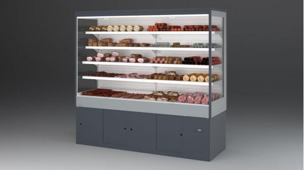 Back-Wall Multi-Deck Refrigerated Display, Remote