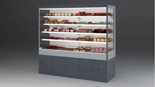 Back-Wall Multi-Deck Refrigerated Display, Remote
