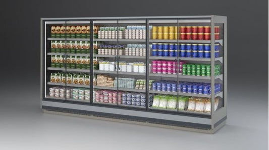 Venezia Overview Wall Multideck, Glass Doors, LED