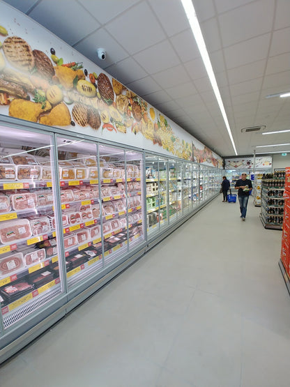 Venezia Overview Wall Multideck, Glass Doors, LED