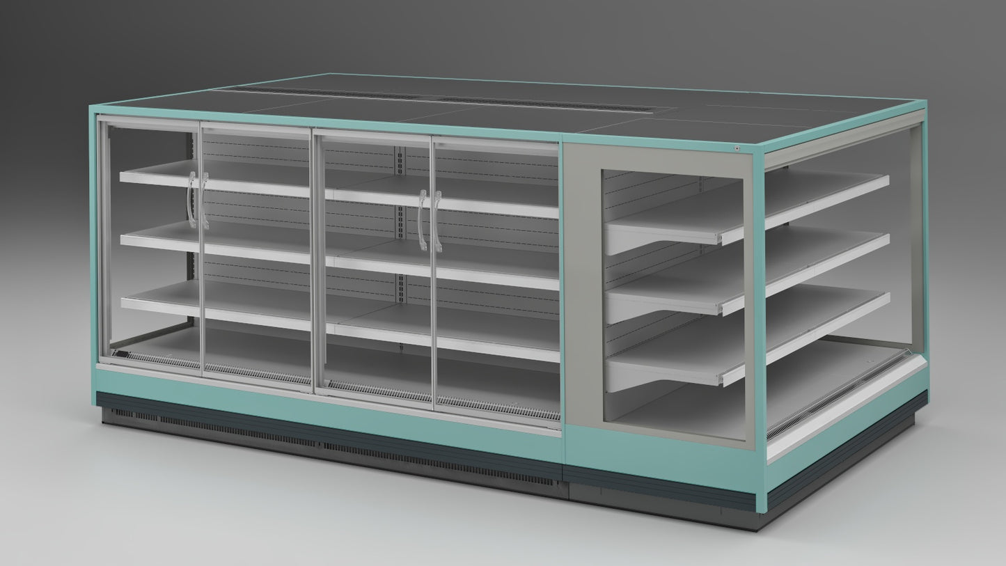 Venezia Overview Open Multi-Deck Chiller, H150