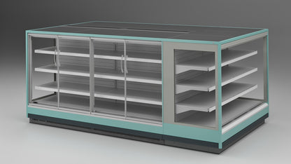 Venezia Overview Open Multi-Deck Chiller, H150