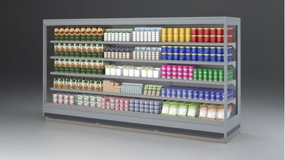 Venezia Overview Open Wall Multideck Display Case
