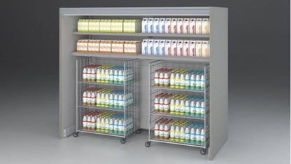 Venezia Roll-In Multideck Display, Chilled, LED