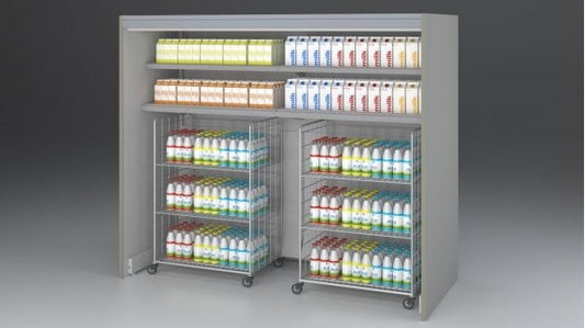 Venezia Roll-In Multideck Display, Chilled, LED