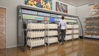 Venezia Roll-In Multideck Display, Chilled, LED