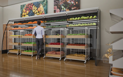 Venezia Roll-In Multideck Display, Chilled, LED