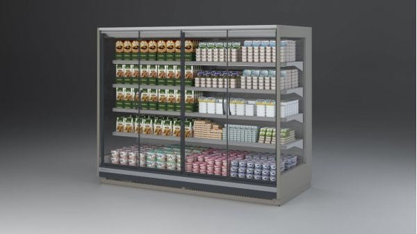 Verona Multi-Deck Wall Cabinet, Remote, With Doors