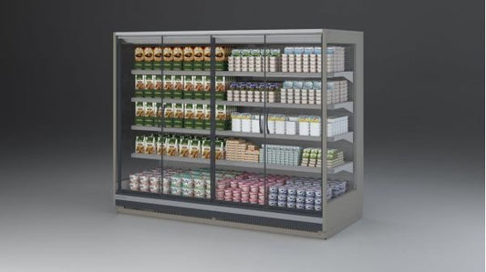Verona Multi-Deck Wall Cabinet, Remote, With Doors