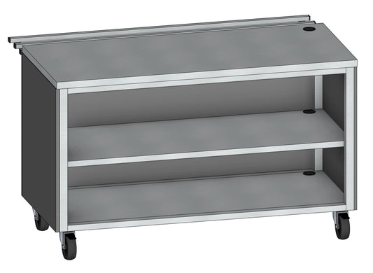 Neutral Buffet Module, 1000×700×900 mm, 2 Shelves