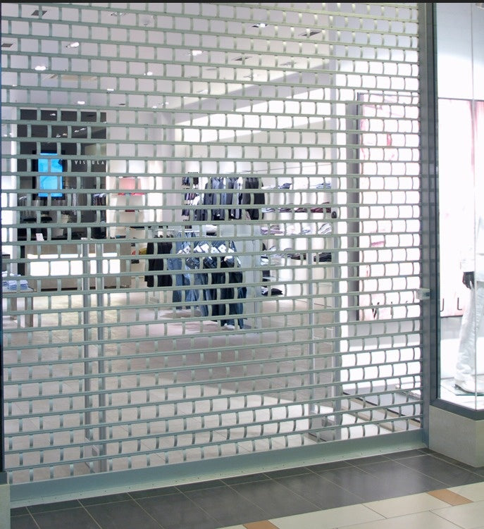 Perforated Aluminium Roller Shutter, 1700×2400 mm, 42%