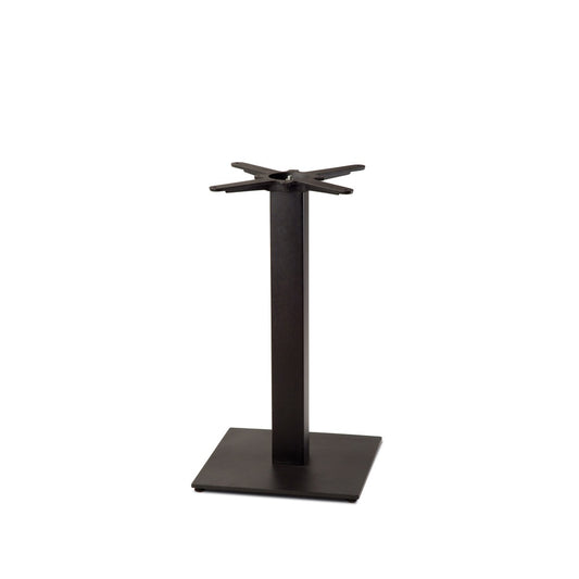 Central Column Table Base, Steel, Black