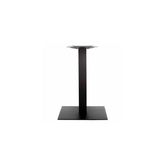 Pedestal Table Base, Steel, Black Double Varnished