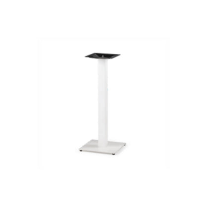 Steel Table Base, White Double Varnished, Adjustable