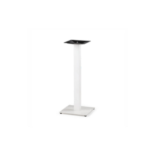 Grattoni Steel Table Base GT 611, White Double Varnished, Adjustable