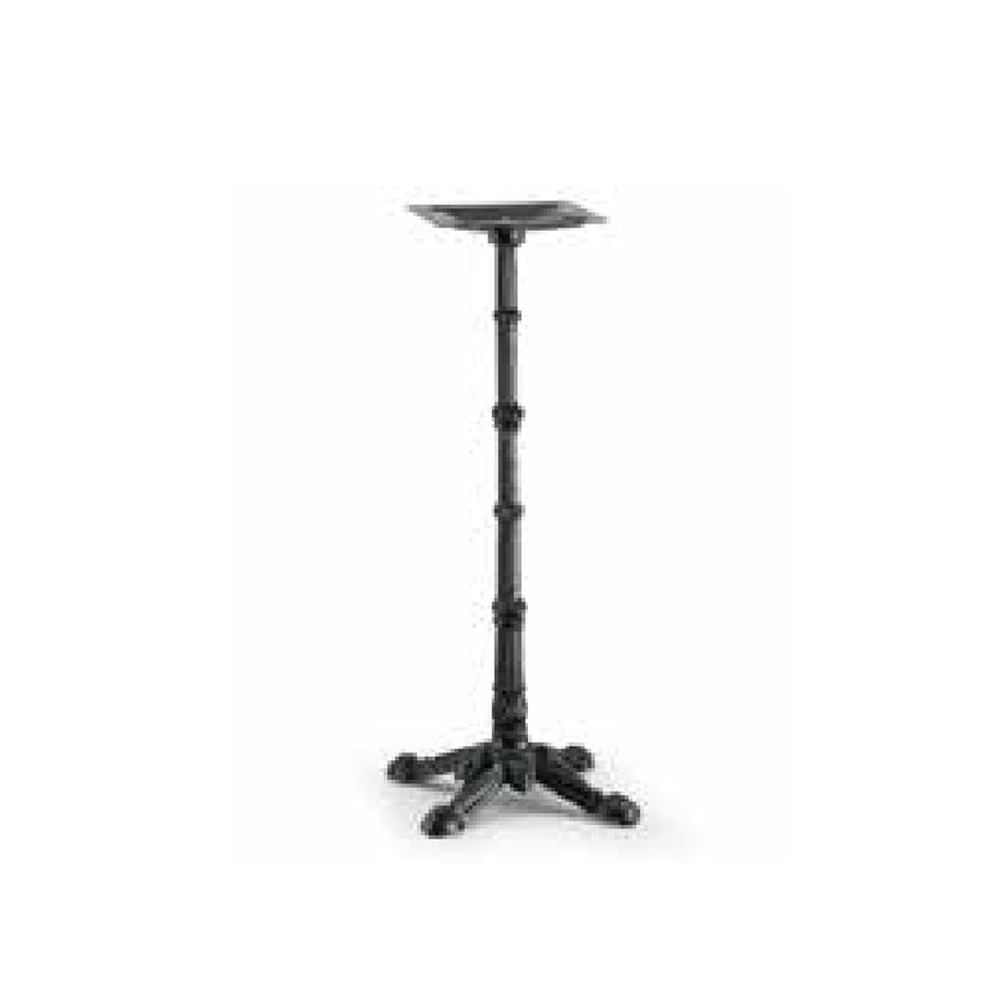 Cast Iron Table Base, Bar Height, Black