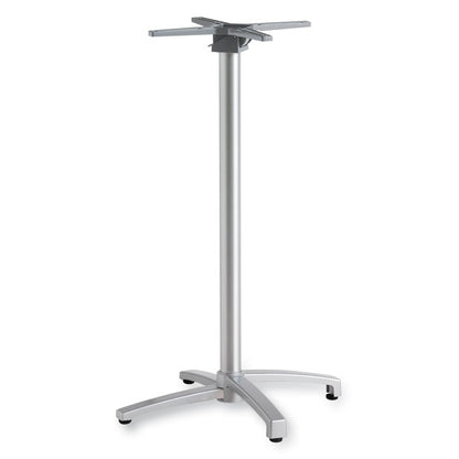 Domino Bar Table Base, Folding, Aluminum
