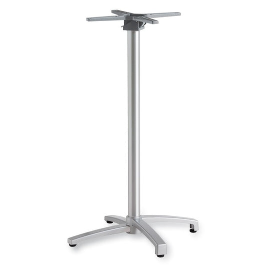 Domino Bar Table Base, Folding, Aluminum