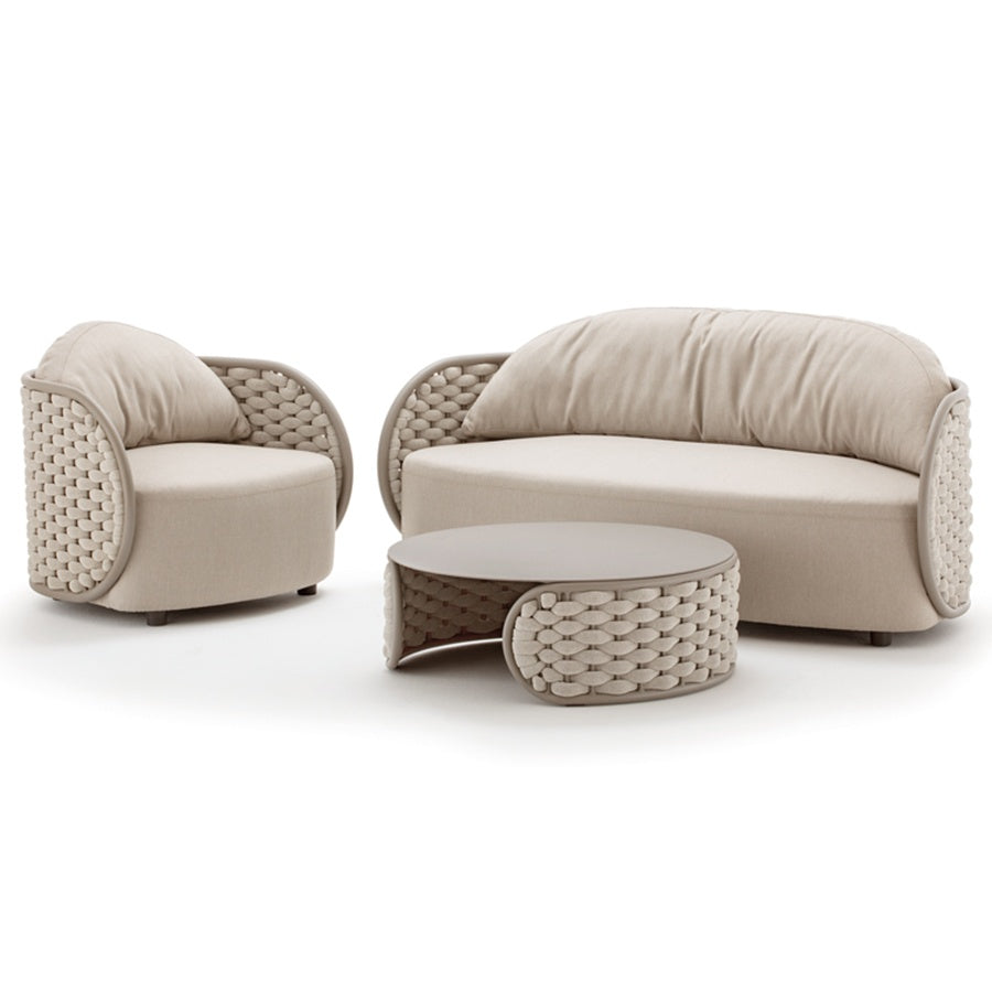 Mojo Outdoor Lounge Set, 4-Piece, Aluminium