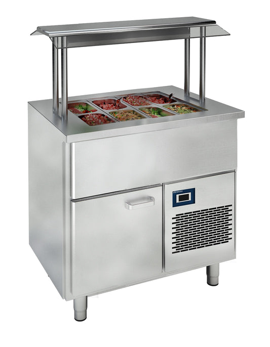 Refrigerated Display Counter, 2x GN 1/1, +2/+15°C