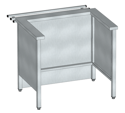 Neutral Module, U-Type, Soup Trolley Bay, 700mm