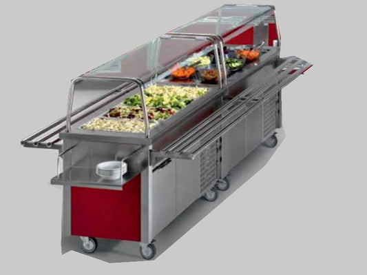 Refrigerated Salad Bar, 3x GN 1/1