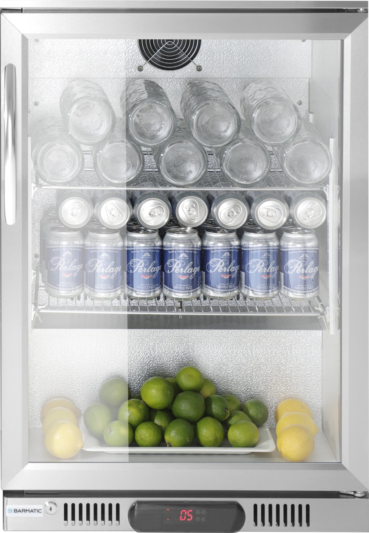 Undercounter Backbar Cooler, 108 L, 1 Glass Door