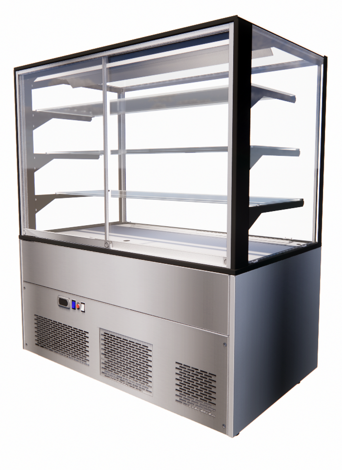 Refrigerated Pastry Showcase, +2/+10°C, 0.55 kW
