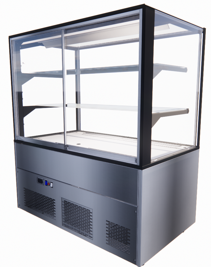 Open Display Beverage Showcase, +2/+10°C, 0.55 kW