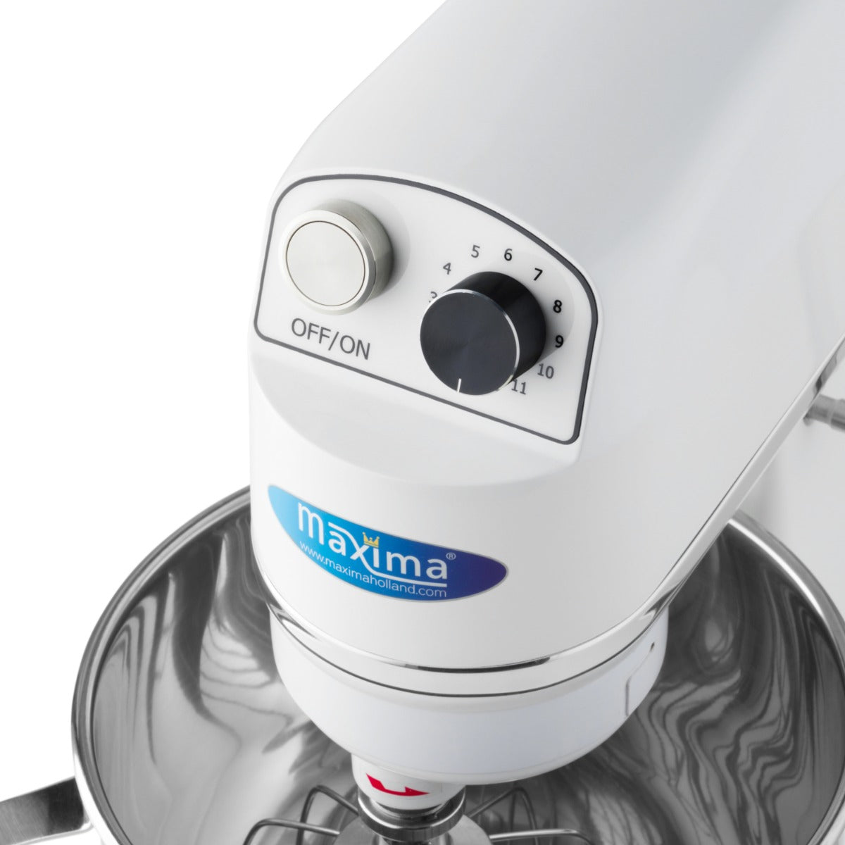 Maxima Stand Mixer, 6.5 L, Up to 2 kg Dough, White, additional view