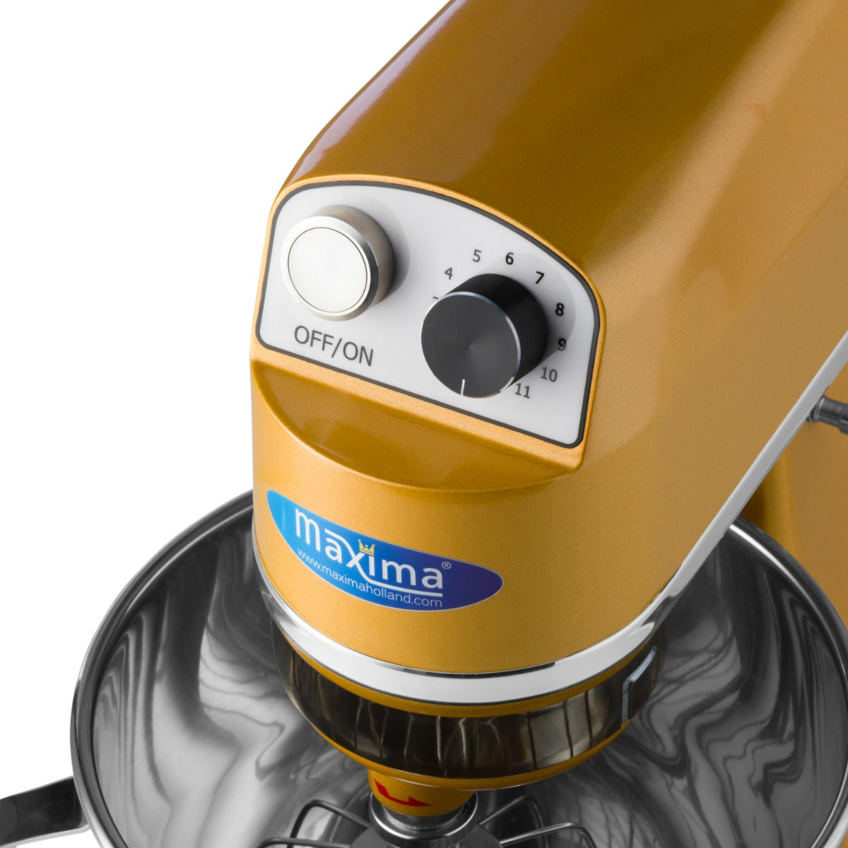 Maxima Stand Mixer, 6.5 L, Up to 2 kg Dough, Gold, additional view