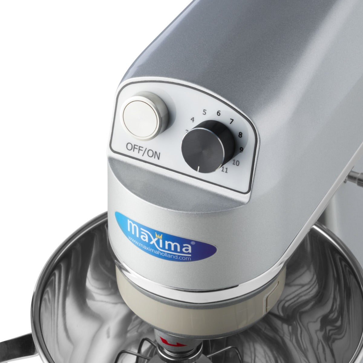 Maxima Stand Mixer, 6.5 L, Up to 2 kg Dough, Silver, additional view