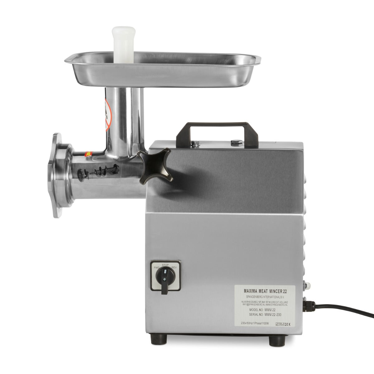 Maxima Meat Mincer, up to 220 kg/h, 1.1 kW, additional view
