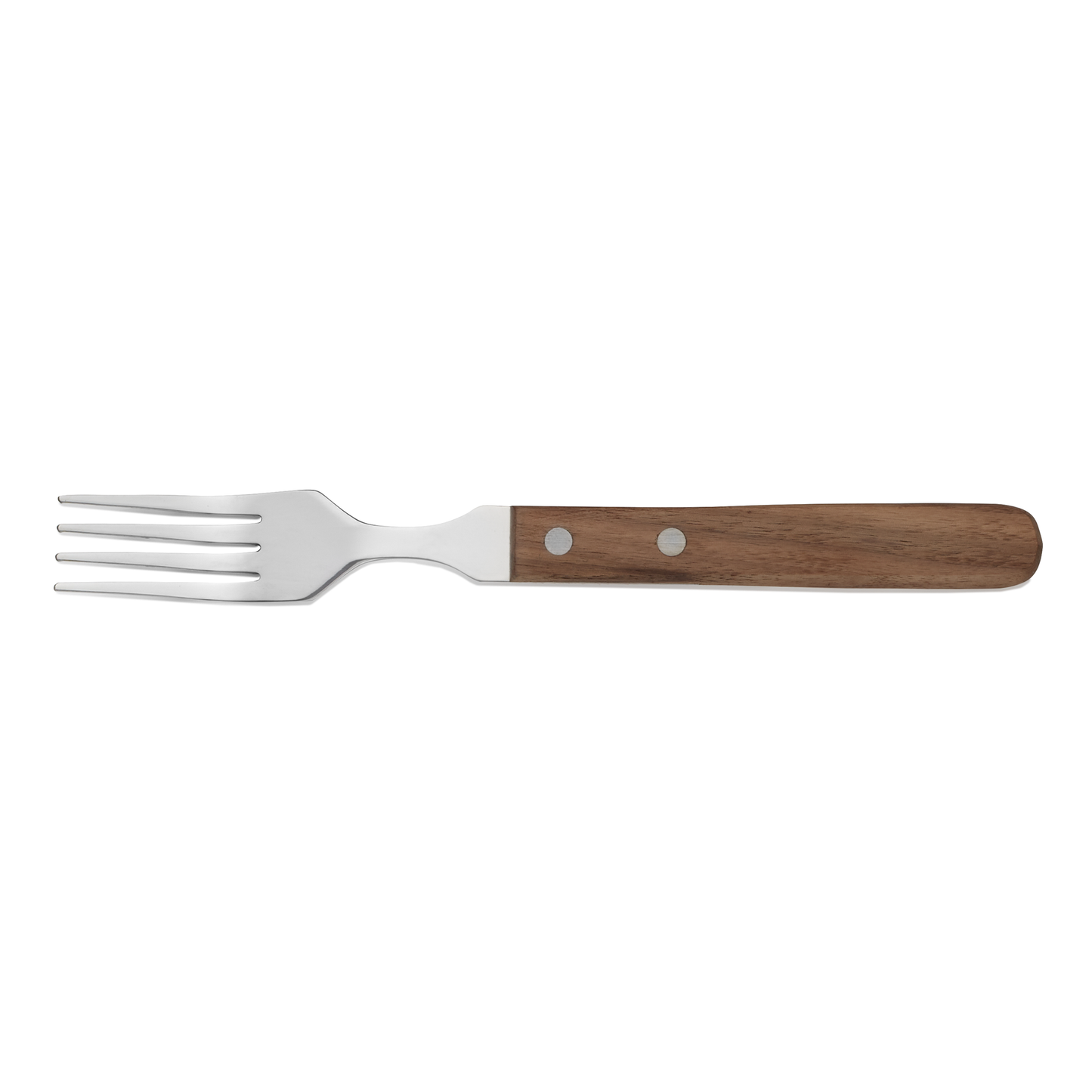 Was Steak Fork Set, Walnut Handle, Set of 6