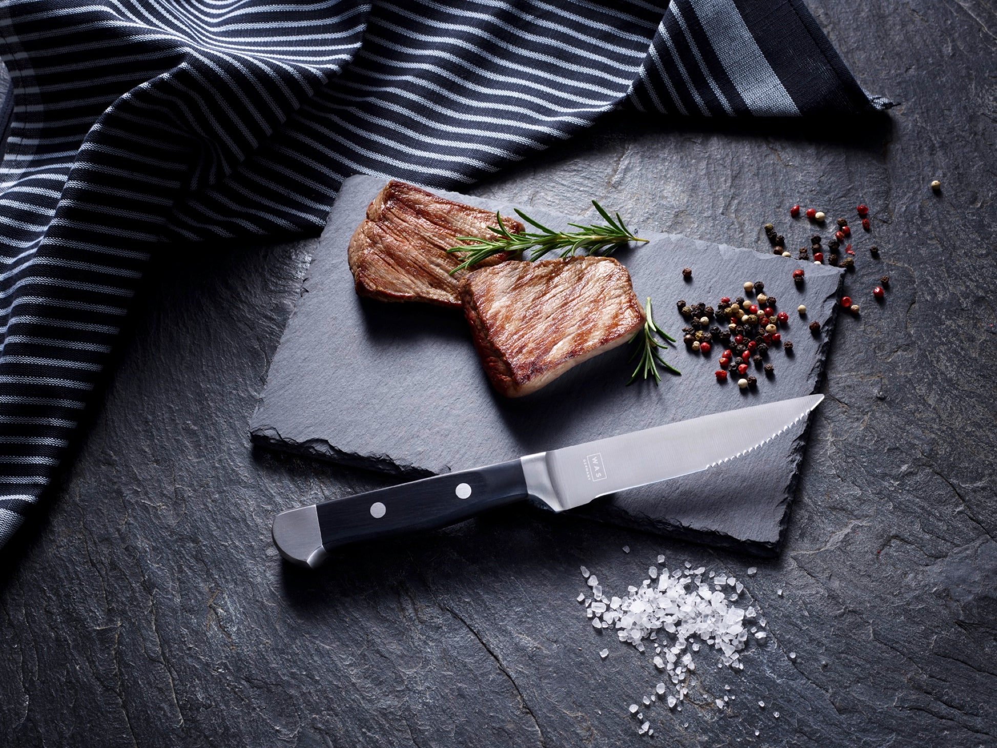 Was Steak Knife Set, POM Plastic Handle, 263 mm, Set of 6