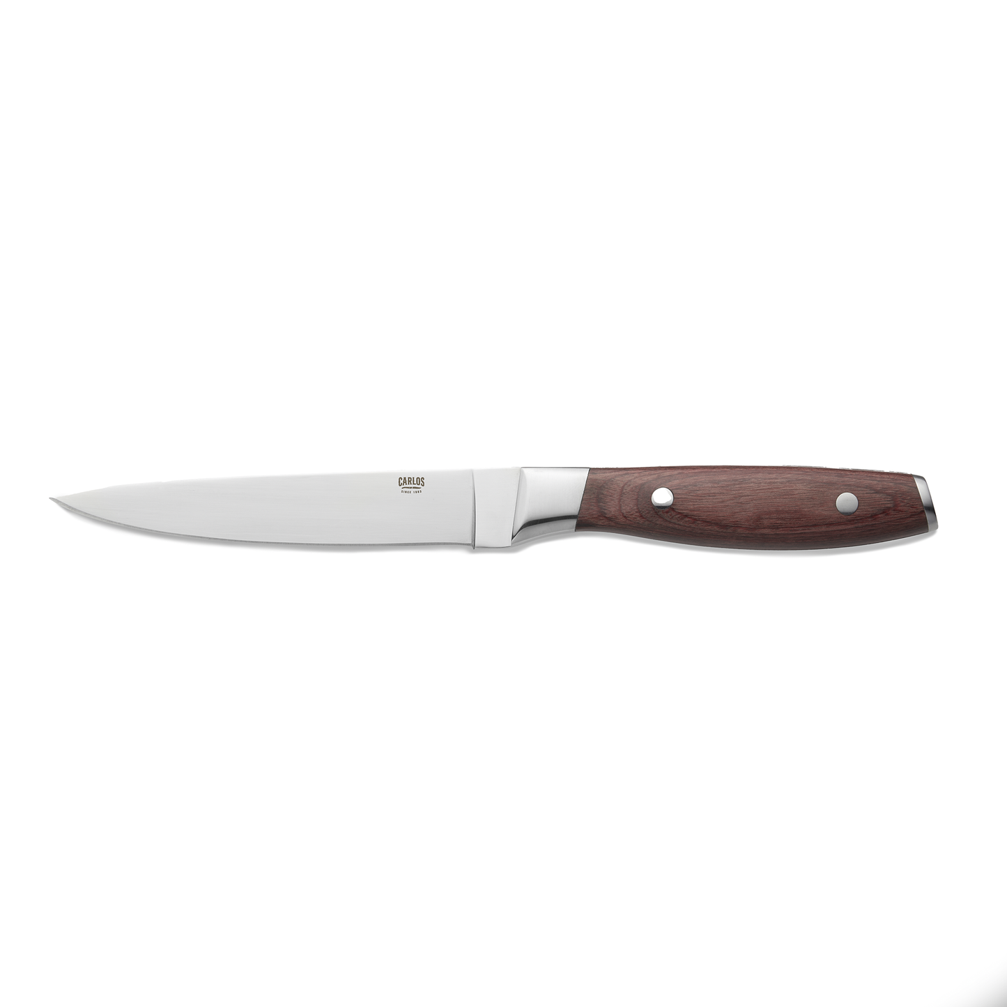 Carlos Steak Knife Set, Red Pakka Wood Handle, 246 mm, Set of 6