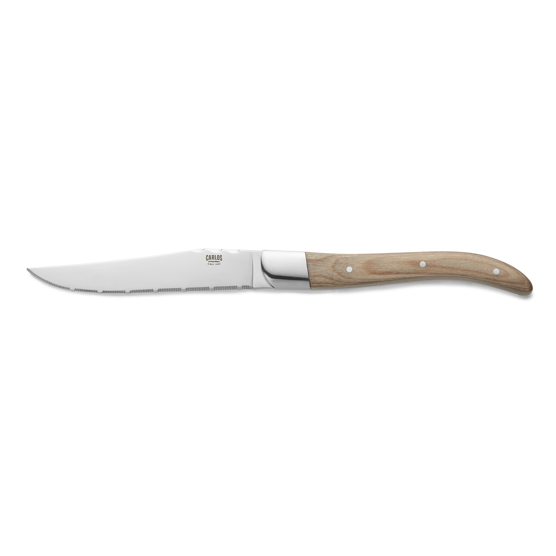 Carlos Steak Knife Set, Pakka Wood Handle, 226 mm, Set of 6