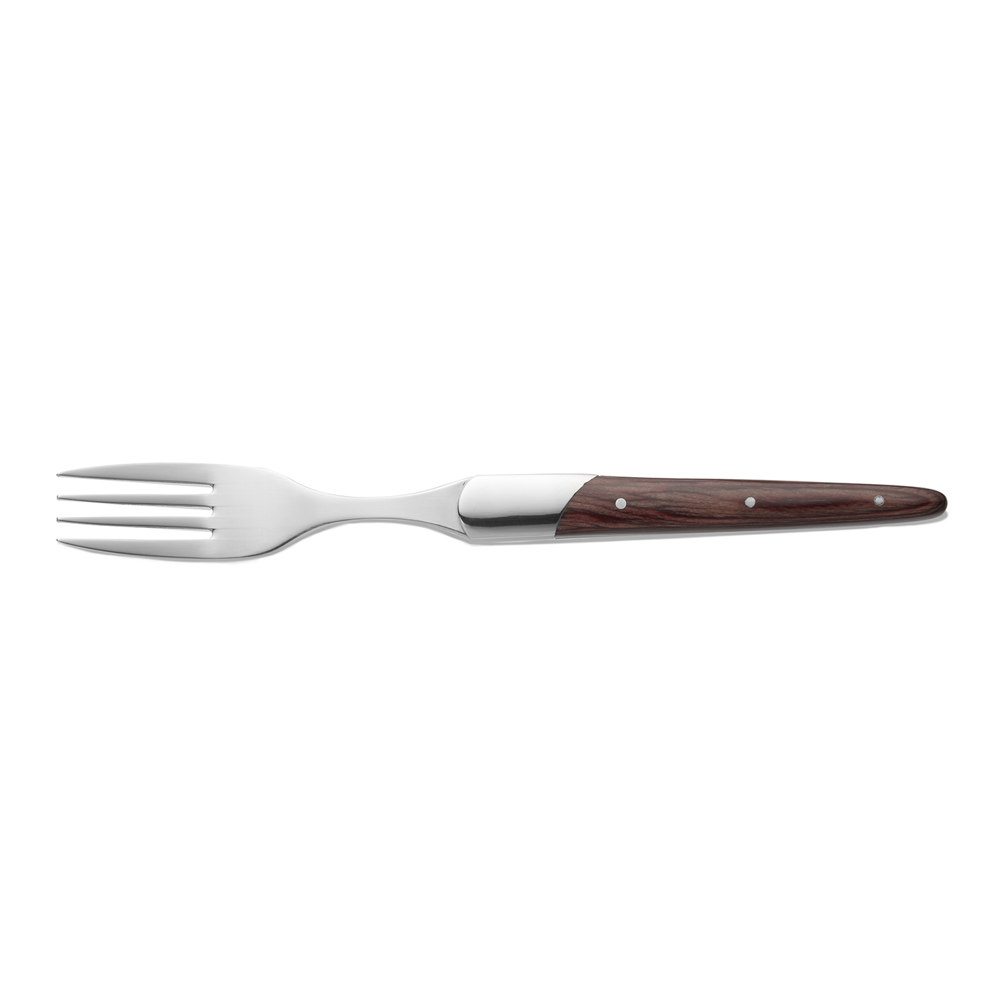 Carlos Steak Fork Set, Red Pakka Wood Handle, 225 mm, Set of 6