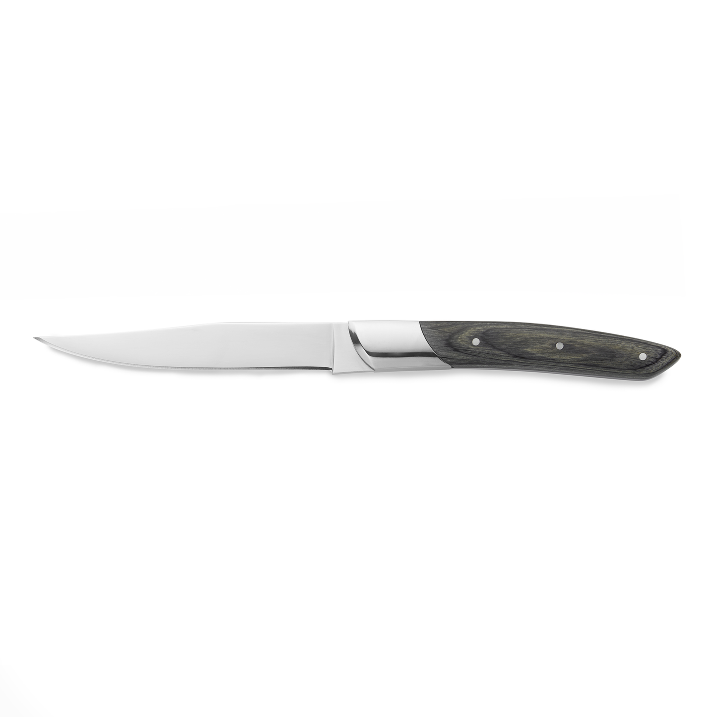 Carlos Steak Knife Set, Grey Pakka Wood Handle, 242 mm, Set of 6