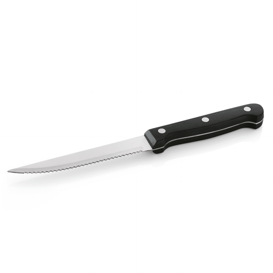 Was Steak & Pizza Knife Set, Plastic Handle, Set of 12