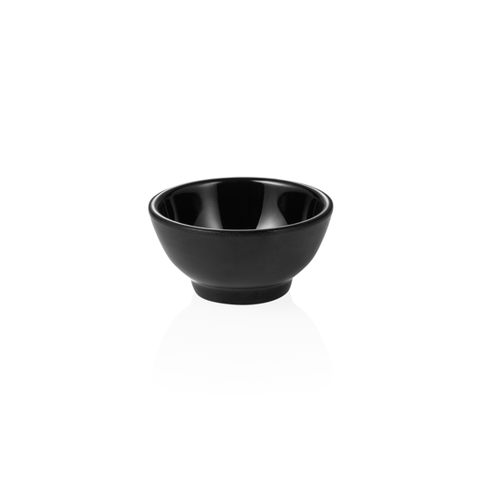 Day & Night Melamine Bowl, Ø130 mm, Black