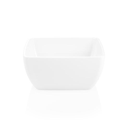 Day & Night Melamine Bowl, 256 × 256 mm, White