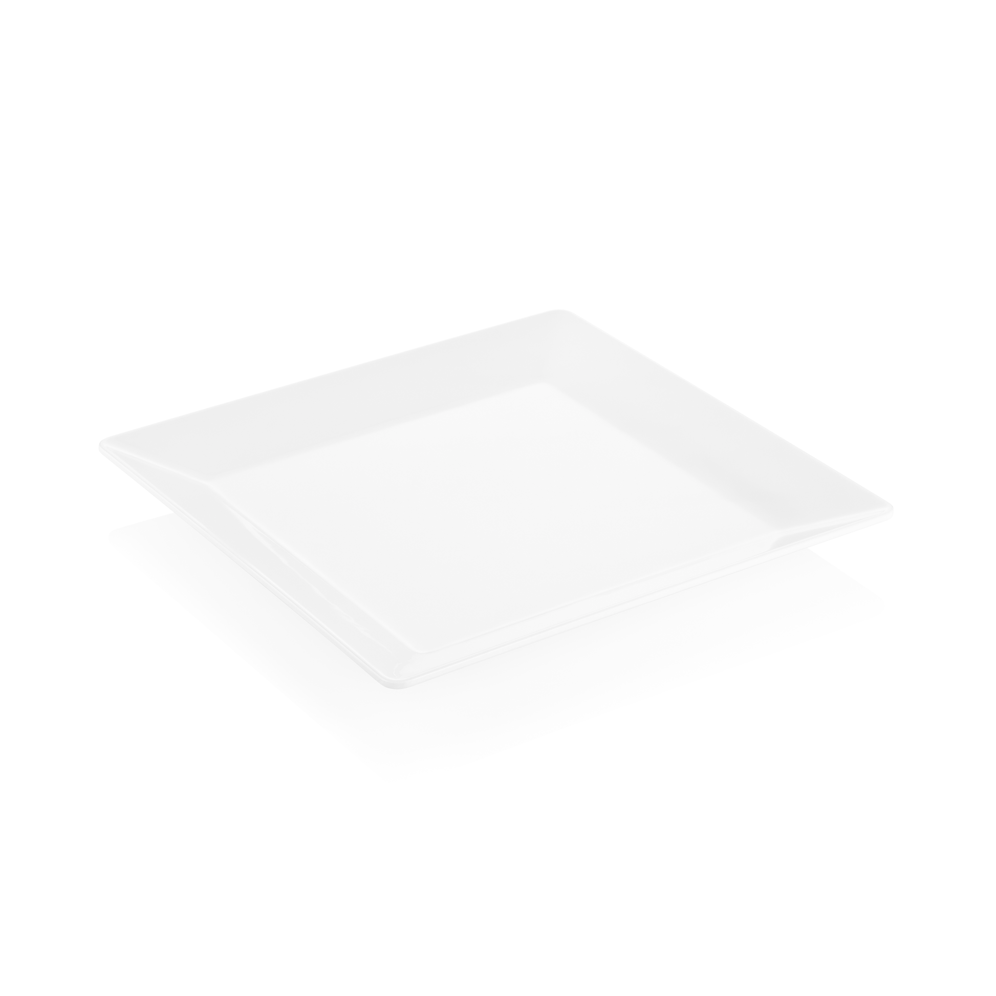 Day & Night Square Melamine Platter, 370 × 370 mm