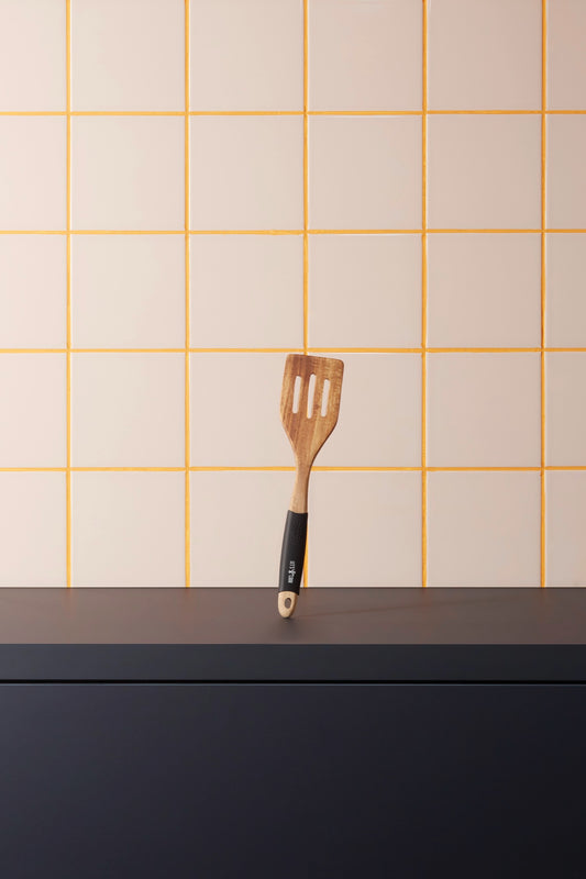Let's Cook Slotted Wood Turner, 340 x 93 mm
