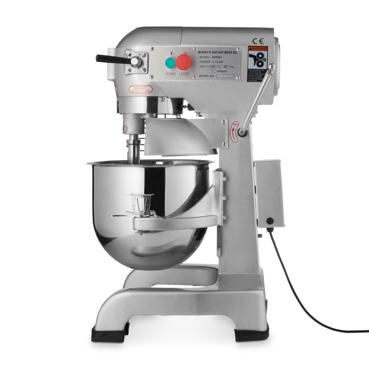 Maxima Planetary Mixer, 20 L, Up to 10 kg Dough, 3 Speeds, additional view