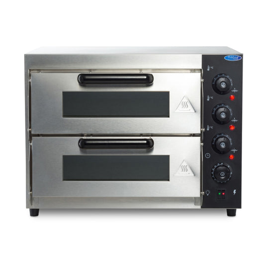 Maxima Compact Pizza Oven, 2 x Ø40 cm, Double Deck, additional view