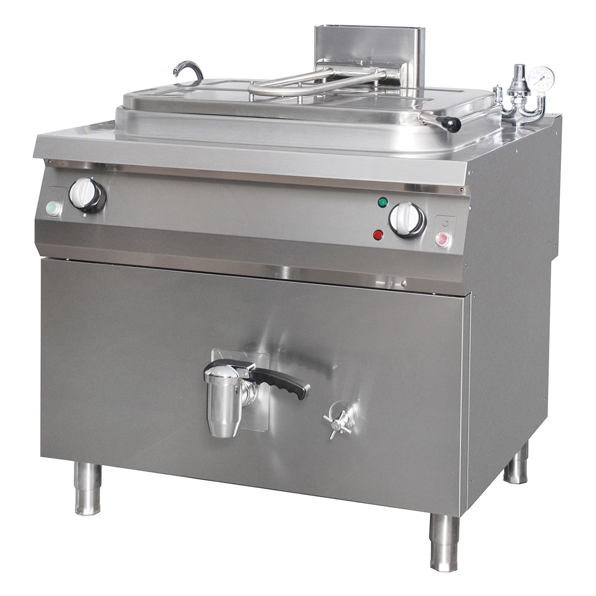 Maxima Premium Boiling Pan, 250 L, Indirect, Gas, product photo