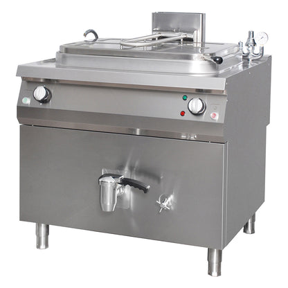 Maxima Premium Boiling Pan, 250 L, Indirect, Gas, product photo