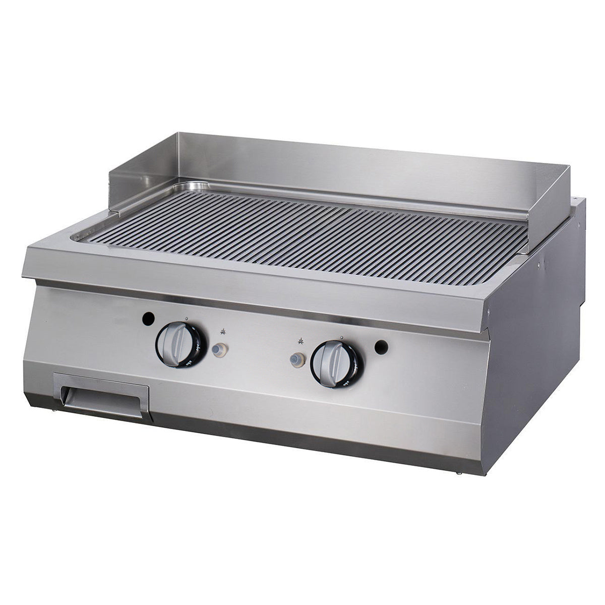 Maxima Premium Griddle, Grooved Chrome, Double Unit, Gas, product photo